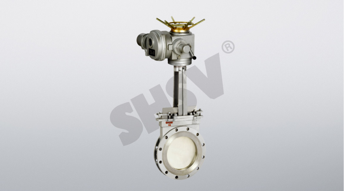  Electric knife gate valve