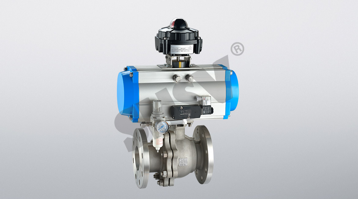 Pneumatic high platform ball valve