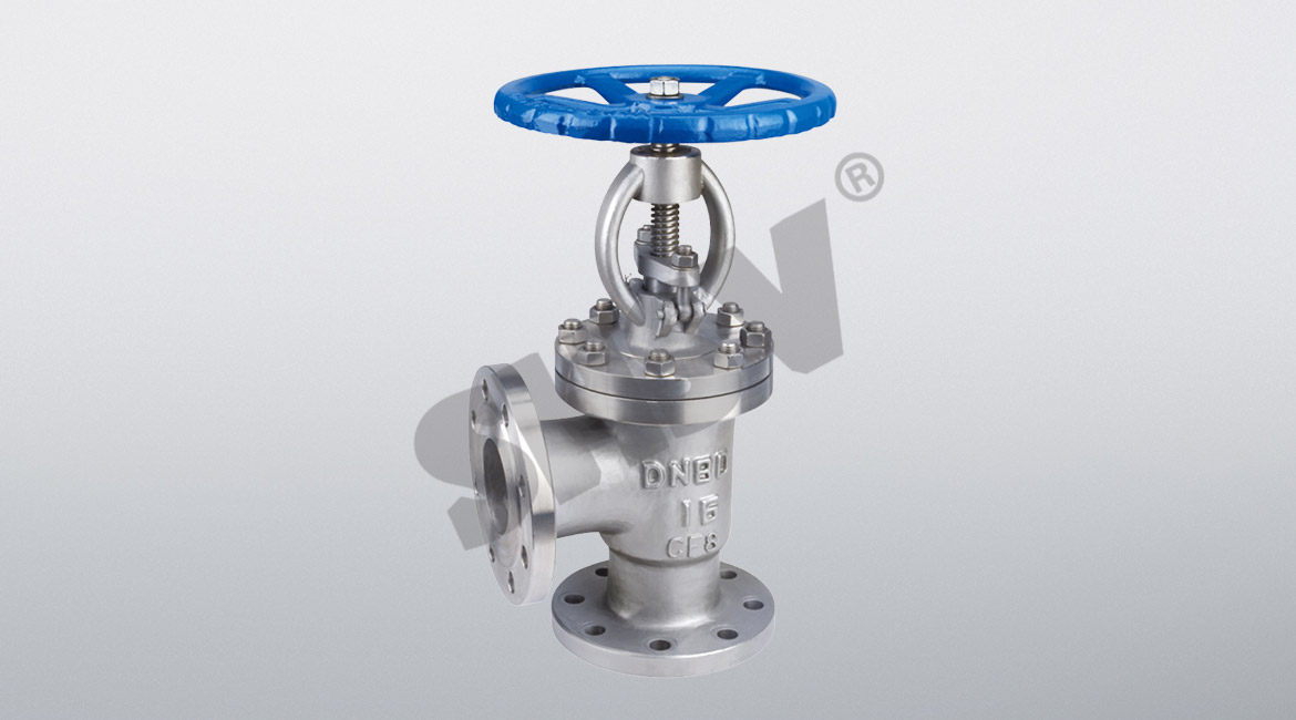 Angle type globe valve