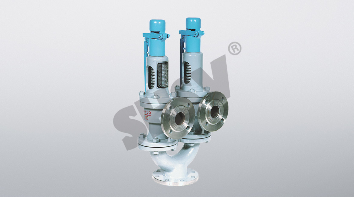 Double spring-loaded safety valve