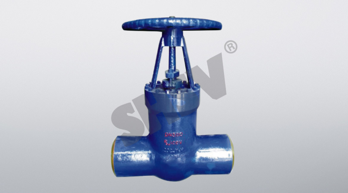 High temperature and pressure welding gate valve