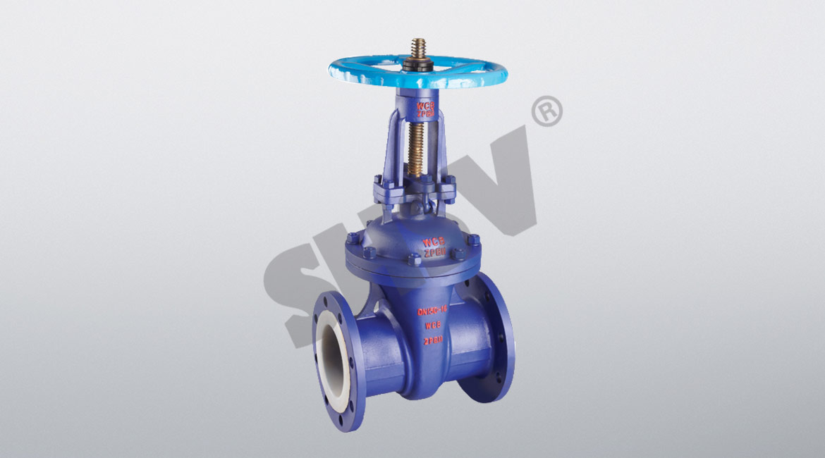 Lining fluoride valve