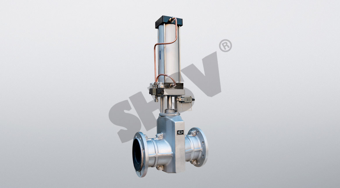 Pneumatic pipe clamp valve