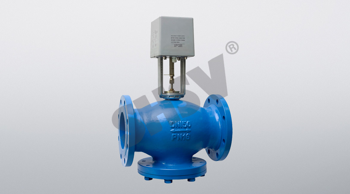 Electric two-way valve