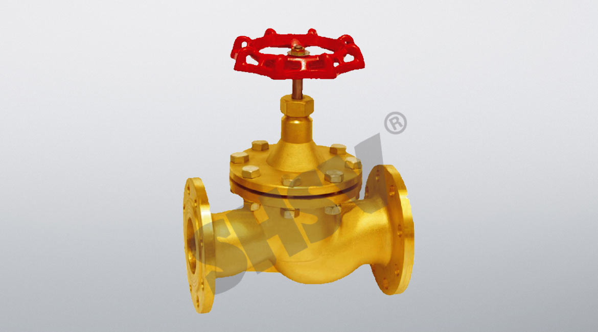 Brass flange globe valve