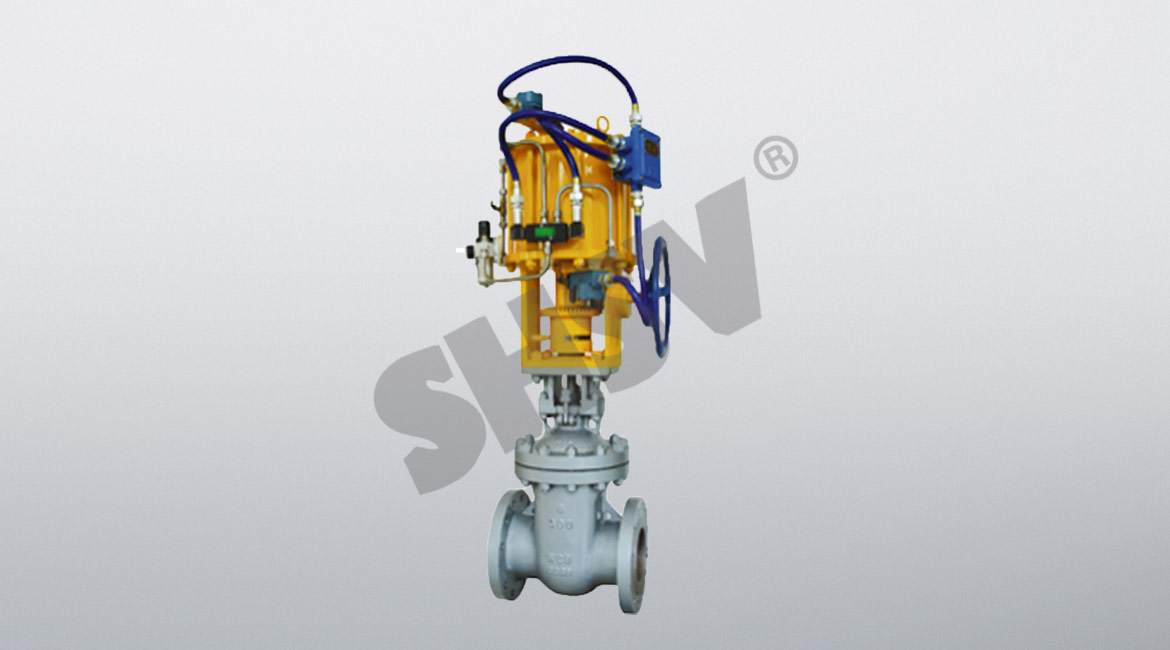 Pneumatic parallel cut off valve