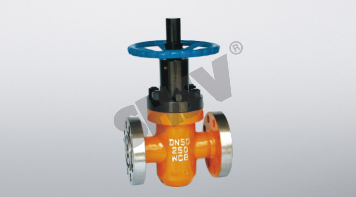 Flange high-pressure flat gate valve