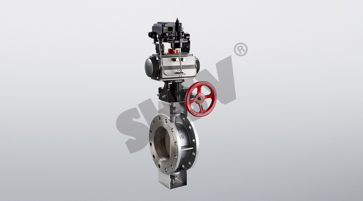 Pneumatic butterfly valve